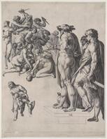 KG 02179
<br/>
De kindermoord
<br/>
<em>Goltzius, Hendrick (1558-1617)</em>
